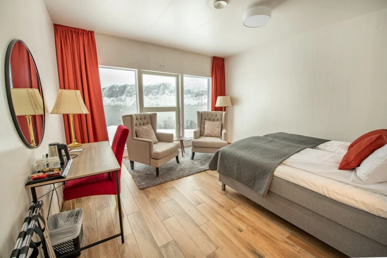 Arctic panorama lodge doppelzimmer superiorarctic panorama lodge zimmer