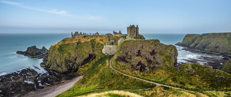 Dunnaottar castle schottland