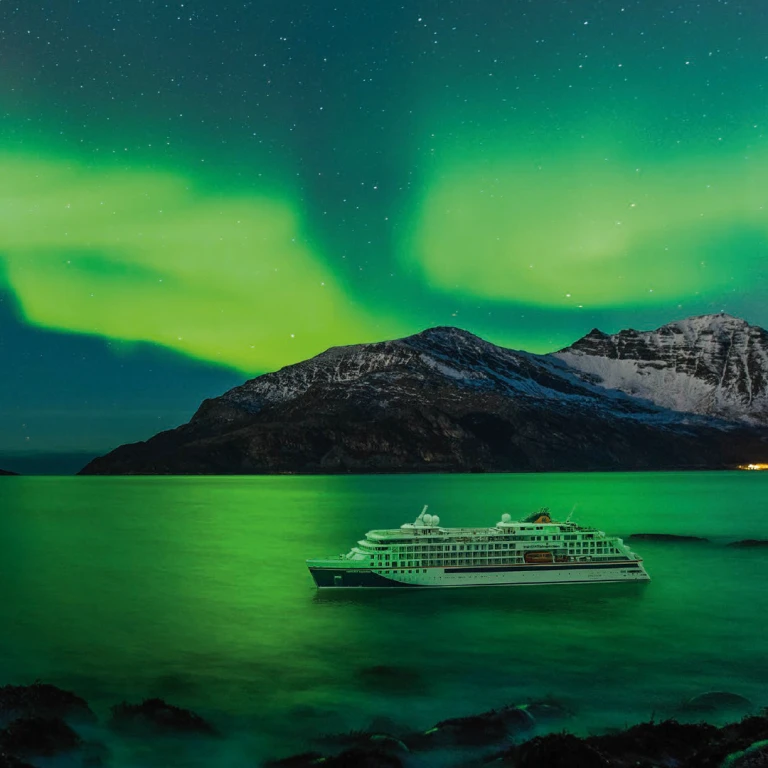 Polarlichtjagd in norwegen inside passage bis zum nordkaphlc hanseatic nordlichter
