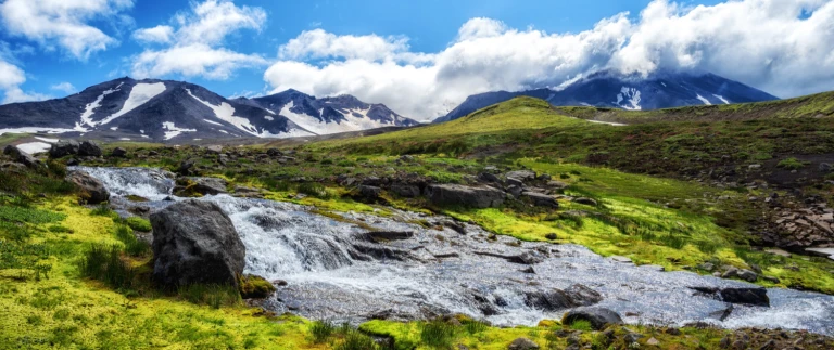 Russische arktiskamtschatka halbinsel russland 1500x630