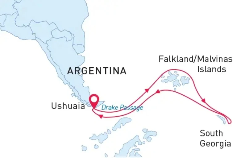 Expeditions kreuzfahrt fotoreise falklandinseln suedgeorgien pinguine