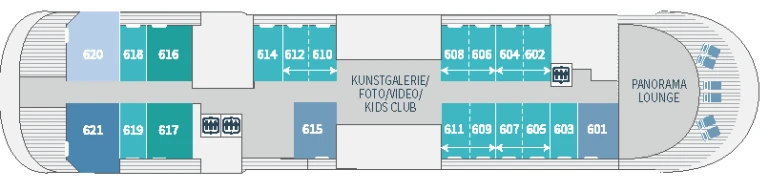 Le bougainvilleponant explorer deck 6