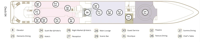 Scenic Ikon | Deckplan Deck 04