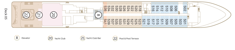 Scenic Ikon | Deckplan Deck 05