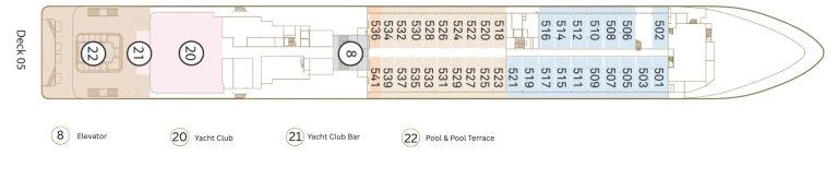 Scenic Ikon | Deckplan Deck 05