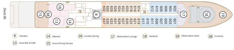 Scenic Ikon | Deckplan Deck 06