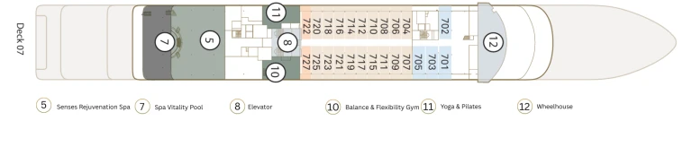 Scenic Ikon | Deckplan Deck 07