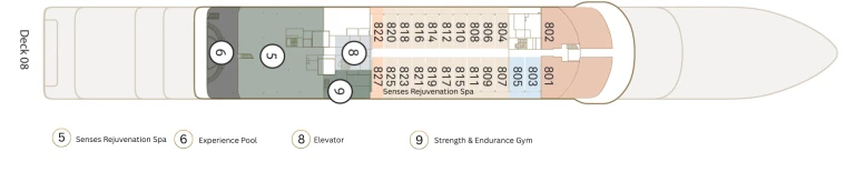 Scenic Ikon | Deckplan Deck 08