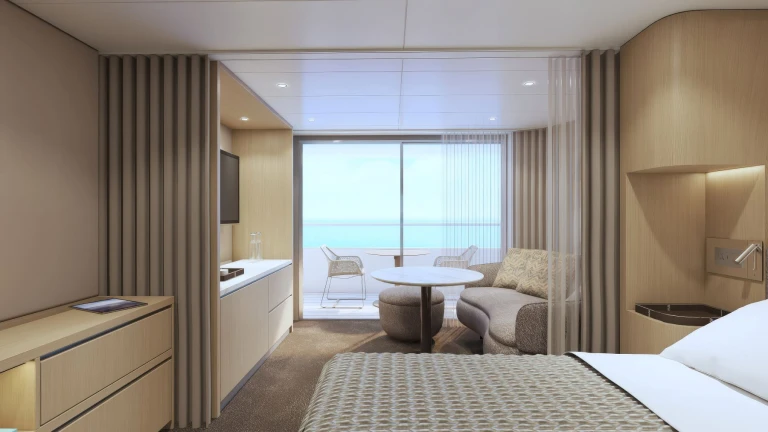 Scenic Ikon | Ausblick auf Meer durch Suite