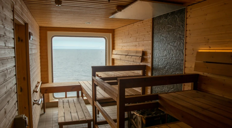 Website screen the sauna, sylvia earle, pia harboure