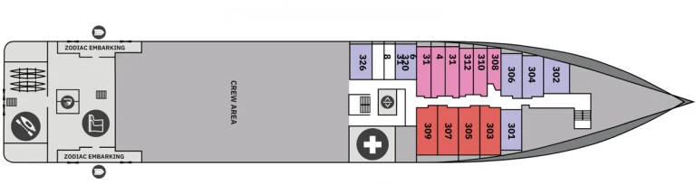 Ocean albatros deck 3