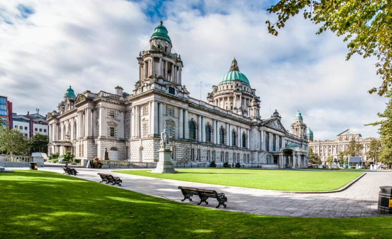 Belfast City Hall in Nordirland, Vereinigtes Königreich