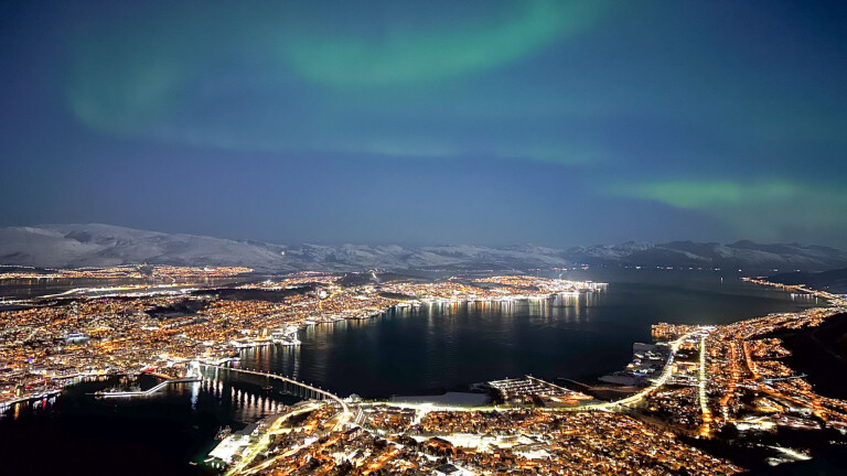 Nordnorwegen - Tromsö mit Nordlichtern