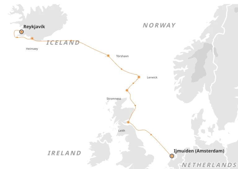 Cruise the north iceland faroe islands and british isles