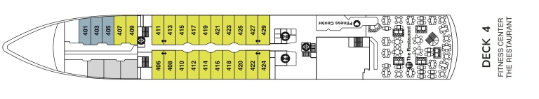 MS Discoverer Deckplan Deck 4