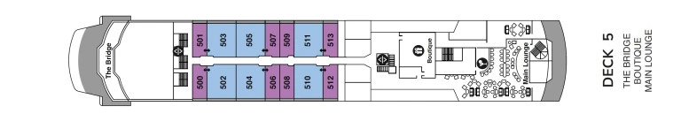 MS Discoverer Deckplan Deck 5