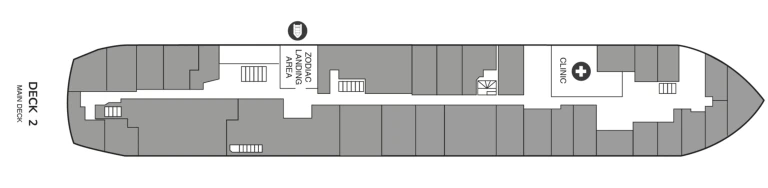 Ocean Nova Deck 2 Skizzenplan