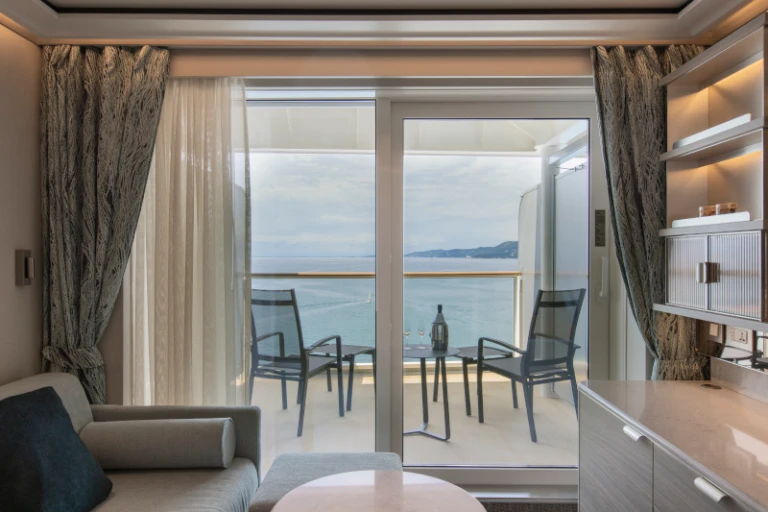 Silver nova superior veranda suite.