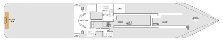 Grundriss Deckplan Deck 3 SH Diana von Swan Hellenic
